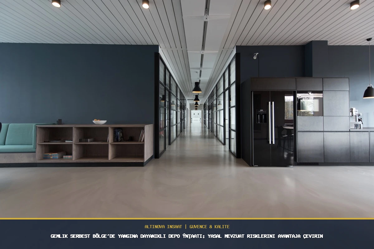Gemlik Serbest Bölge'de Yangına Dayanıklı Depo İnşaatı: Yasal Mevzuat Risklerini Avantaja Çevirin