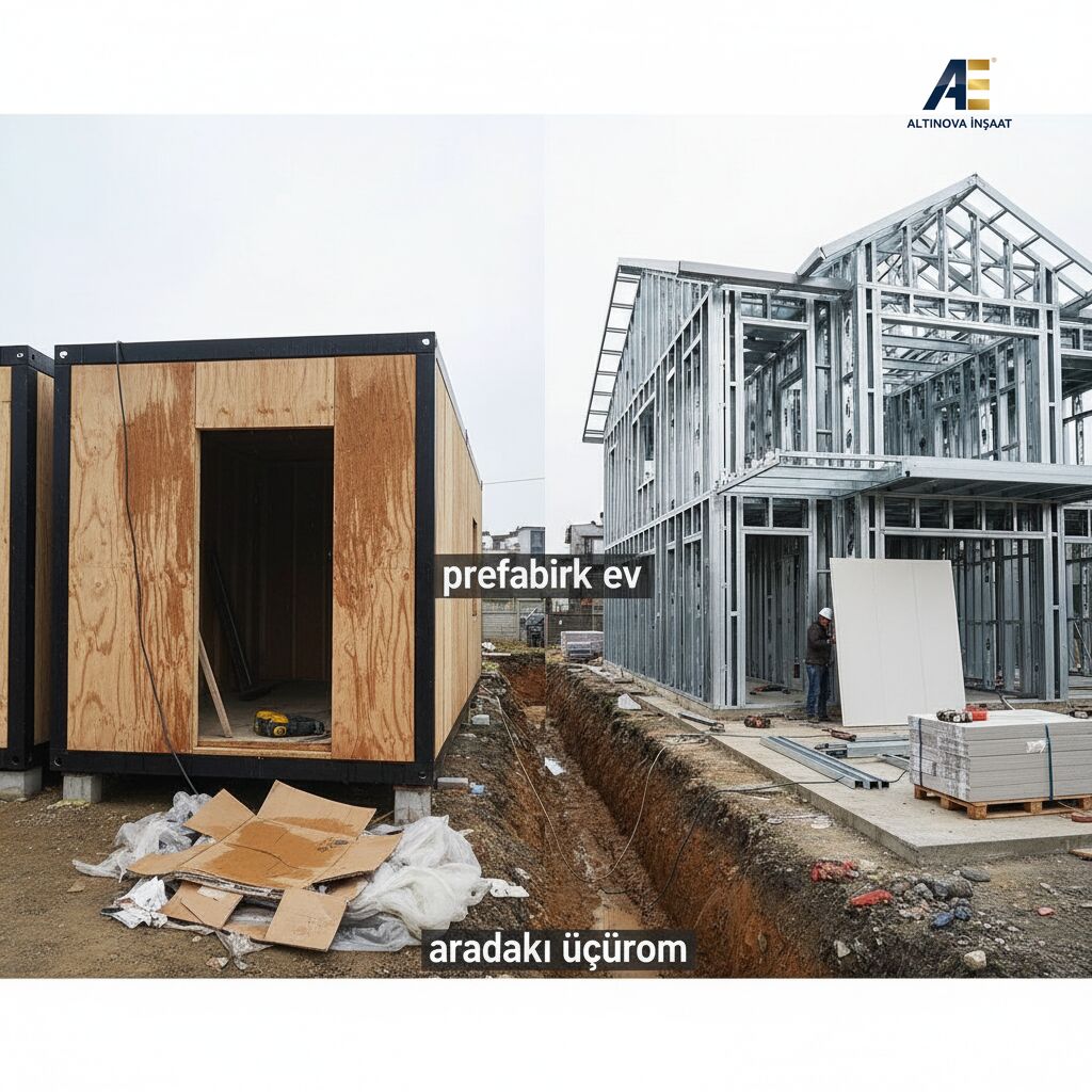Prefabrik Ev ile Hafif Çelik Villa Arasındaki Uçurum: Paranızı Çöpe Atmayın