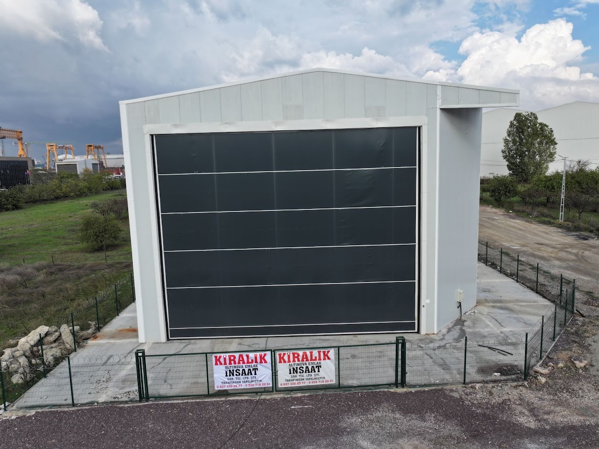 1035 M² Çelik Yapı Depo / Hangar