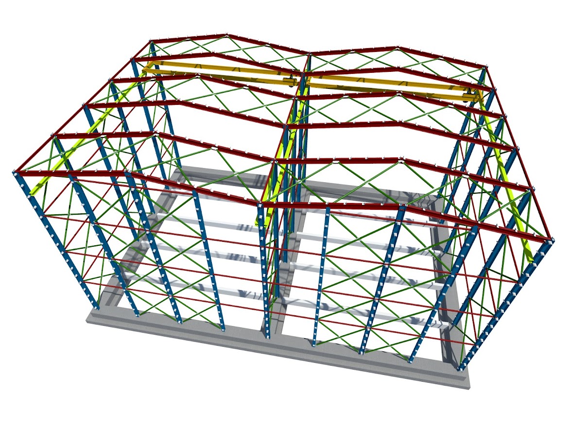 900 M² Taban Alanlı Hangar
