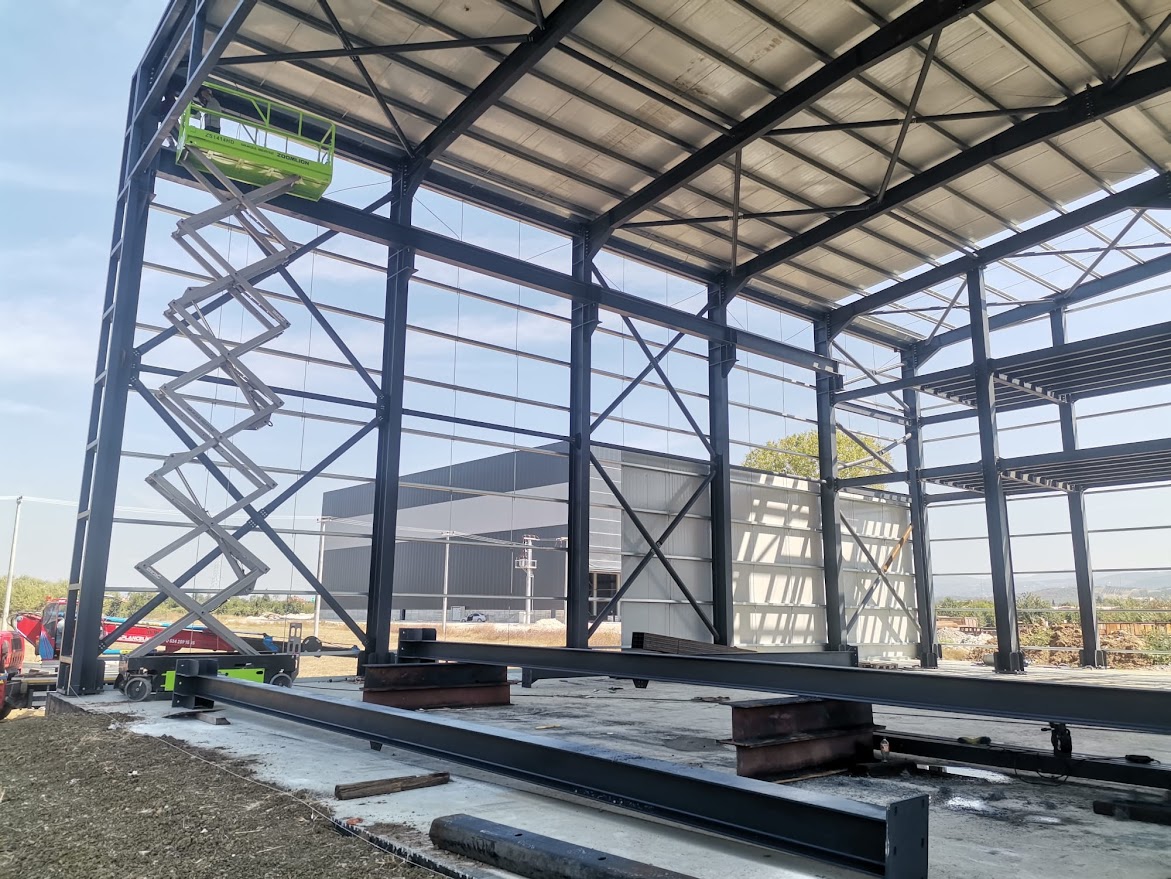 1300 M² 2 Hangarlı Çelik Yapı 