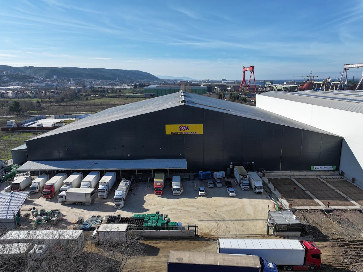 10.100 M² Kapalı Alan Çelik Yapı İnşaatı